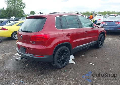 2014 Volkswagen Tiguan Sel из США, поврежденный, VIN WVGBV3AX1EW033760